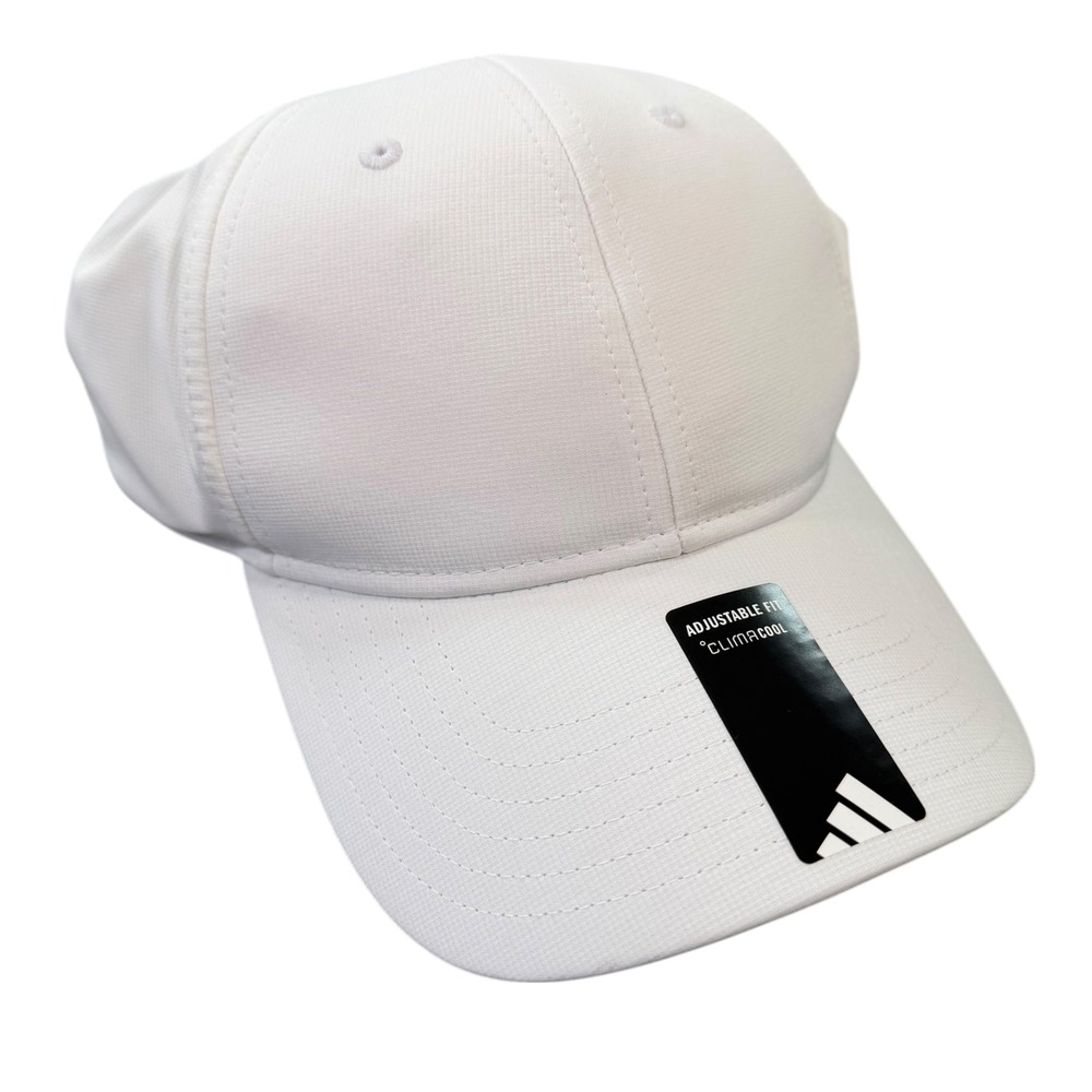 Adidas Unisex Fundamental Alliance White ClimaCool Adjustable Hat